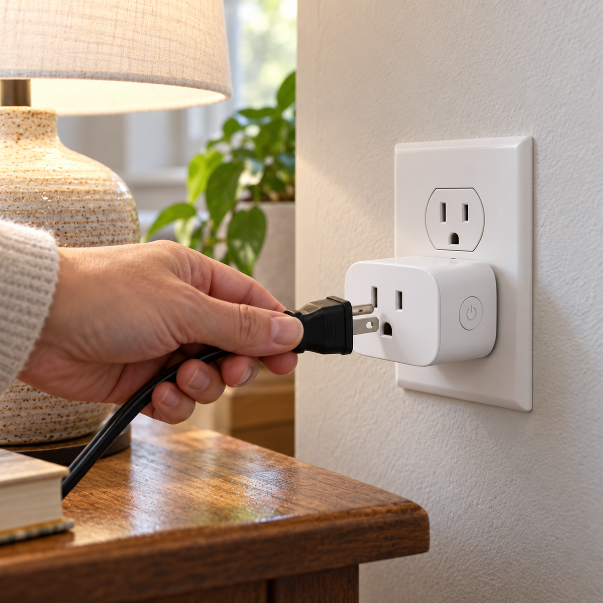 Indoor Smart Plug - Single US Outlet - White