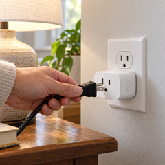 Indoor Smart Plug - Single US Outlet - White
