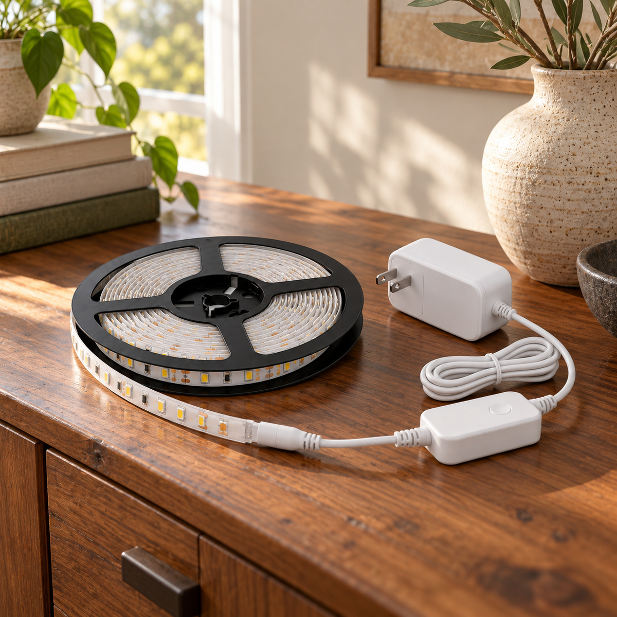 16.4-Foot Smart LED Strip Light Kit - White