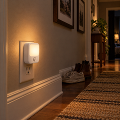 Plug-In Motion Sensor Night Light - White